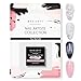 Makartt 3D Gel Nail Art: No Wipe UV Nail Gel, Neige Étoilée White Texture Gels for Nails Design, 5g Fairy Aurora Powder Gels, Glitter Mermaid 3D Nails Charms