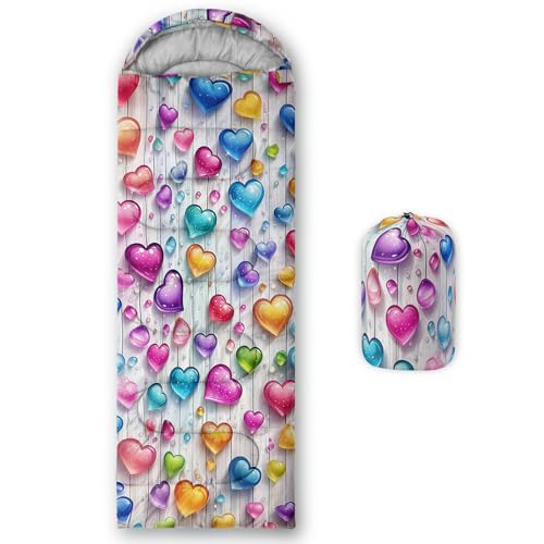 AILONEN Bolsa de Dormir para Adultos, Blue Moon Star Letter E Monogram Impresa en 3D HD, Saco de Camping Ligero de Microfibra con Bolsa de Transporte, Colchón para Senderismo y Viaje al Aire Libre miniatura 1