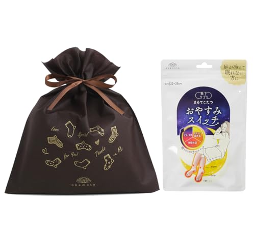 [オカモト] 靴下サプリ まるでこたつ おやすみスイッチ レディース あったか 就寝時用 冷え対策 ギフト(不織布) ピンク 938-994Gのサムネイル