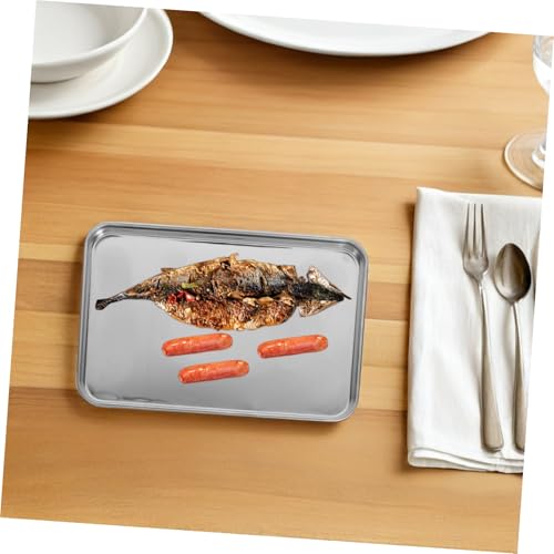 Plaques multifonctions acier inoxydable pour barbecue et service de table - 8