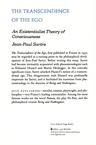 The Transcendence of the Ego: An Existentialist Theory of Consciousness - Image 2