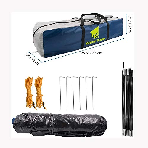 Carpa para camping liviana para 1 persona impermeable miniatura 3