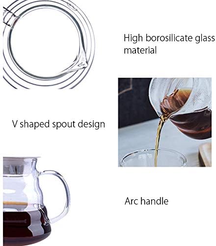 TINTON LIFE Reusable Metal Pour Over Coffee Dripper Stand(Bronze)Circinate Shaped with Drip Pot and Coffee Filter Dripper - Image 3