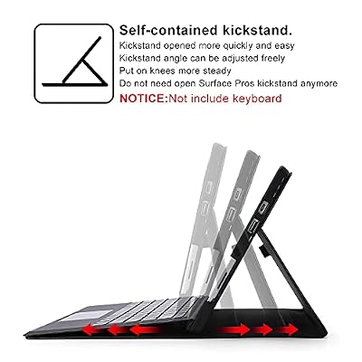 Omnpak Microsoft Surface Pro 7 Case,Protective Case for 12.3 Inch Surface Pro 7 Plus, Surface Pro 7, Surface Pro 6, Pro 5, Pro 4 Compatible with Type Cover Keyboard(Keyboard not Included)