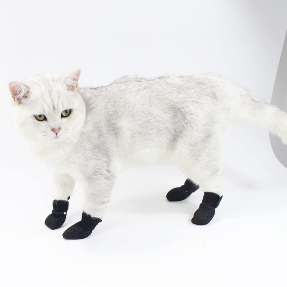Amazon.co.jp: GerRiT 4本 キズ防止 猫 足 靴 猫 足 保護 カバー 傷 