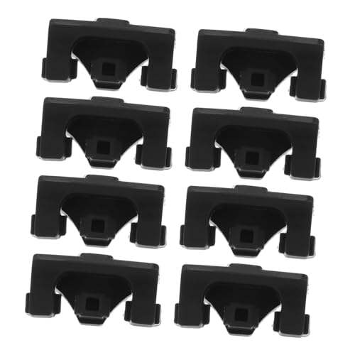 Lurrose 8 Piezas Accesorios para freidoras pies de Repuesto para freidora de Aire Evita daños en la Bandeja repuestos para freidora de Aire Partes de la freidora de Aire el plastico Negro