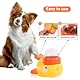Entenform Interaktive Futterspender Entenform 2 in 1 Slow Feeder Hund Intelligenzspielzeug für Haustier Futterspender Katzen Hund Interaktion Leckerlis Futterspender für Anreicherung und Unterhaltung