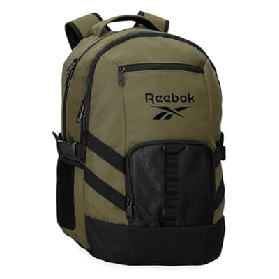 Reebok Truck One Mochila para portátil 15 6" doble compartimento Verde 34x46x15 cms Poliéster 23 46L by Joumma Bags