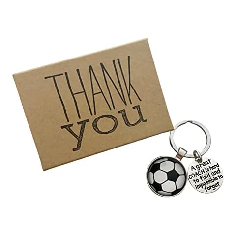 Harper Olivia 2023 Soccer Coach Appreciation Keepsake Key Chain with Gift Packaging for your Coach Gift for Coach Team Gift Soccer Player Coach Easy Gift Cover