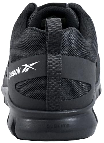Reebok Work RB4041 Men's Sublite Cushion Work Safety Toe, Dark Grey, 8.5 Medium