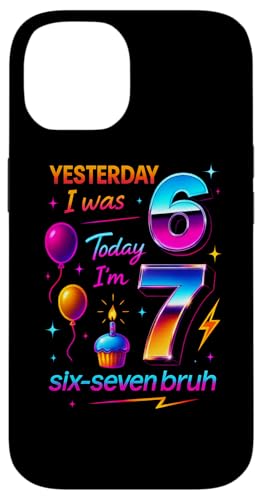 ̂6 傤7 Six Seven Bruh ~[ TVc o[Xf[ Gen Z Alpha X}zP[X iPhone 14 p