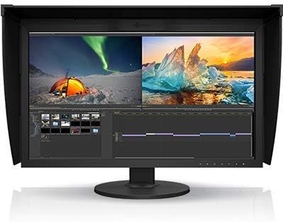 EIZO- CG279X coloredge Black LCD Monitor, 27",2560x1440,350 cd/m2,USB-C,DP,HDMI,DVI,Adobe RGB,Built-in Sensor