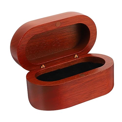 OFFSCH 1Pc Multi Functional Guitar Picks Box Portable Guitar Pick Holder Durable Dark Red Plectrum Organizer for and Transport present for Musicians and Guitar Lovers
