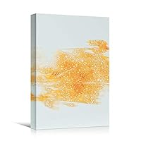 Canvas Wall Art Organic Arrangement Abstract Colorful Contemporary Hallway Mixed Media Multicolor Patterns - 12x18 inches