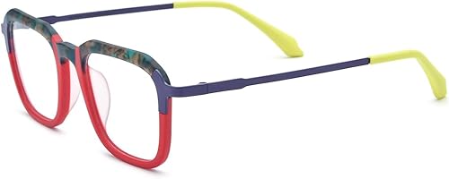 FONEX Acetato Titanio Gafas Marco Hombres Gafas Cuadradas Mujeres Gafas Ópticas Vintage F85786