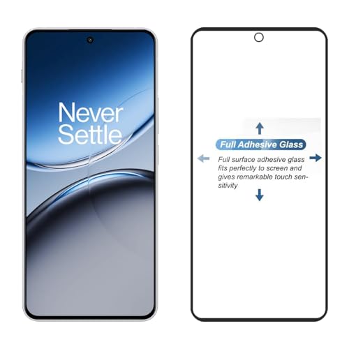 Image of DARKFIT Tempered Glass Premium Screen Protector Compatible for OnePlus Nord 2T | Edge to Edge Coverage with Easy Installation Kit | Scratch Resistance | HD Clear Glass (Black Border) | Pack of 1