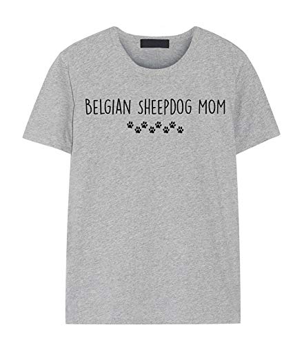 Fellow FriendsBelgian Sheepdog T-Shirt, Belgian Sheepdog Mom Shirt Womens Gifts