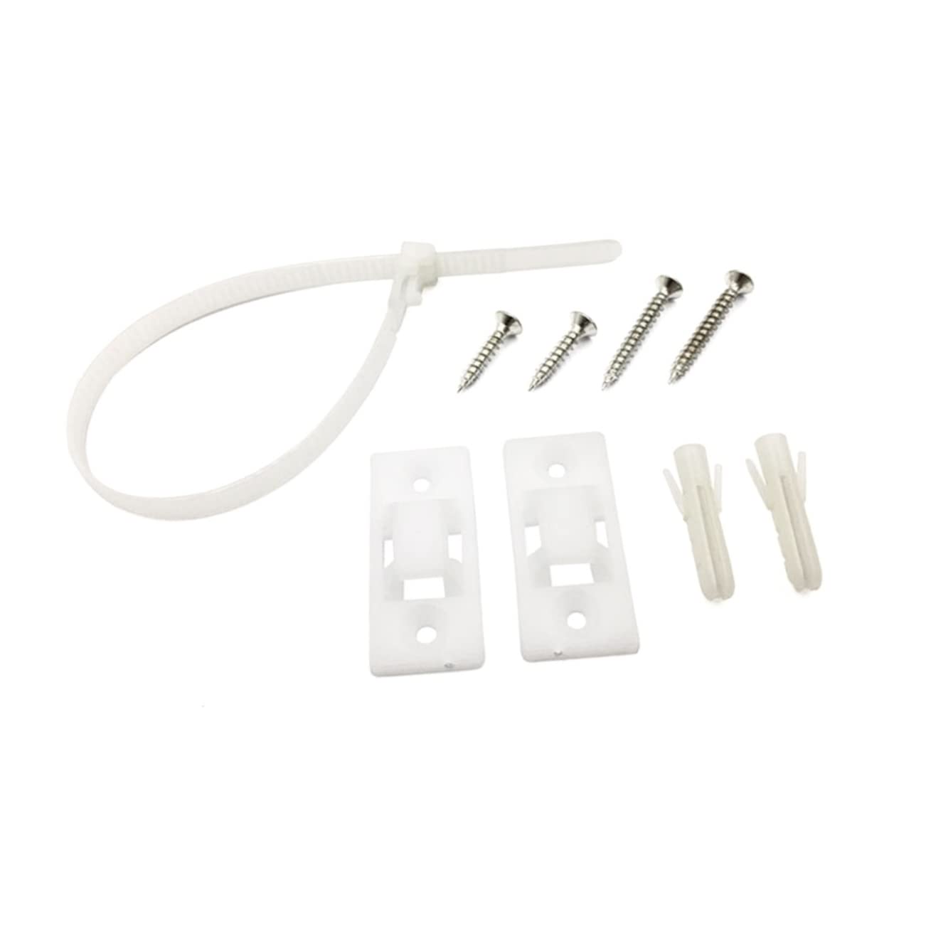 UPKOCH 100 Set Per Mobili Staffe Per Mobili Cinghie Per Mobili Di Sicurezza Per Bambini Cinghie Di Sicurezza Per Libreria Cinghie Da Parete Per Mobili Cinghie Del Comò Bianca