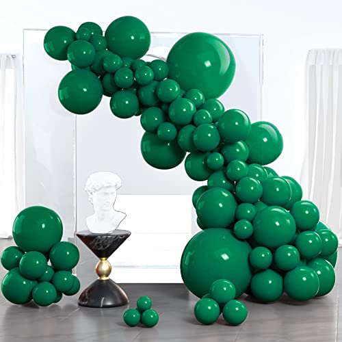 PartyWoo Palloncini Verdi, 102 Pezzi Palloncini Verde Scuro...