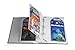 Bellagio-Italia DVD Storage Binder, Classic Set - Stores DVD Cover Art - Acid-Free Sheets - 3-Pack, Stores up to 144 DVDs, CDs, or Blu-Rays, Gray