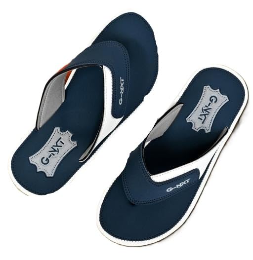 Image of Men's Flip Flops Slippers Printed Design Slip On Casual Foot with Comfortable Rubber Sole Daily Use Sandals