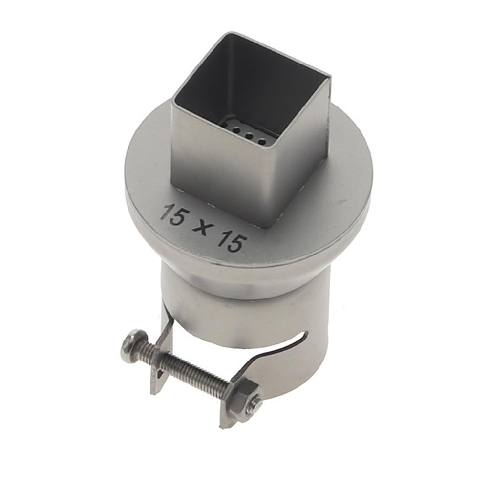 Littimoon 1pcs BGA Nozzle SMD Welding Nozzle 850 Hot Air Welding Station Nozzles,Universal BGA Nozzle Welding Accessories 15x15mm