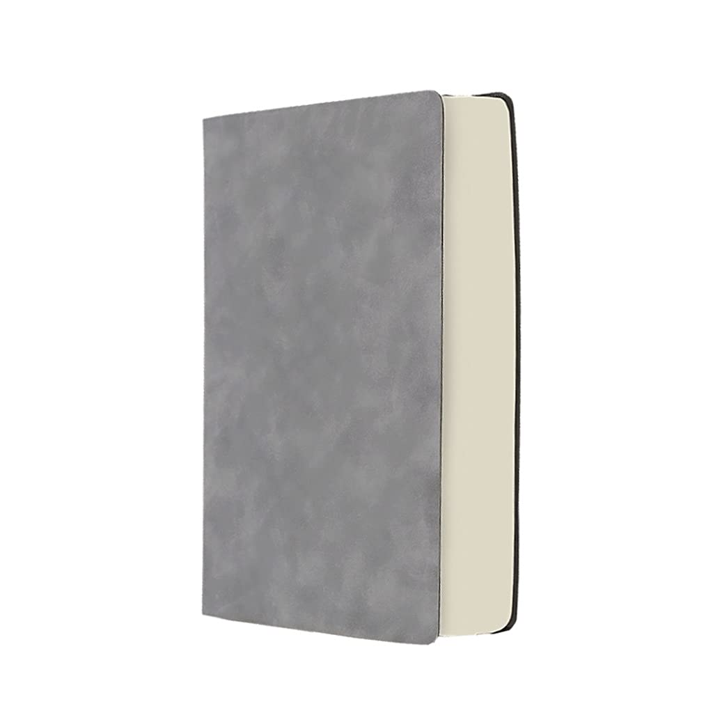 Cahier Journal épaissi et Exquis Horizontal Ligne B5 Notebook pour Un Journal d'écriture Couvercle Souple très approprié pour la Maison de Bureau de l'école Bureau de l'école (Color : Gris)