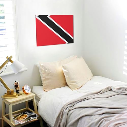 Drapeau Trinité-et-Tobago déco murale 30x40 toile imprimée PHAYAH