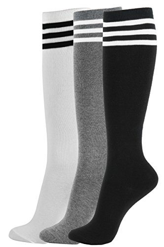 Girl Knee High Socks Soft Cotton Colorful Pattern Design For Women Summer or