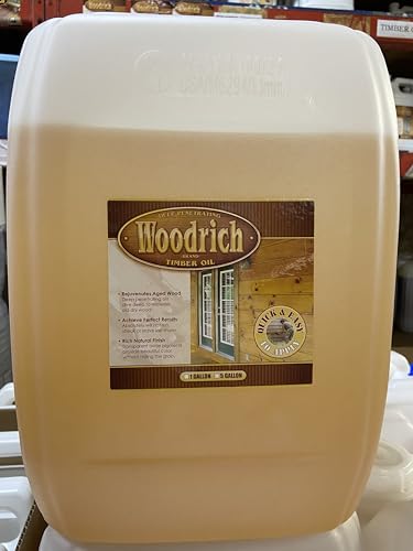Woodrich Brand Timber Oil Deep Penetrating Stain for Wood Decks,