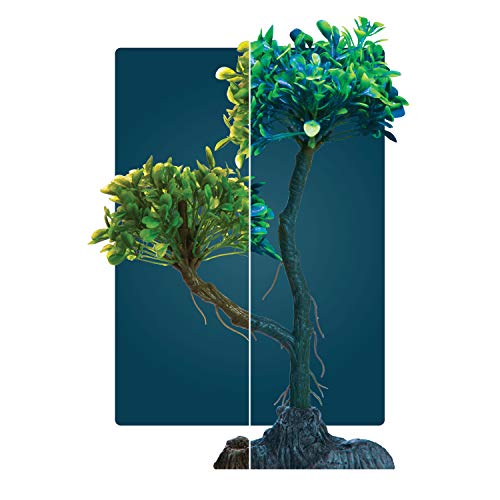 GloFish Mangrove Green Tree Plant Fluorescent Under Blue LED Light Aquarium Decor, Medium - Image 4