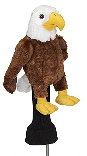 ReadyGOLF Eagle der Seeadler Driver-Schlägerhaube / Headcover: Braun, Tierdruck, Golf