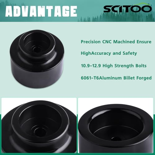 Image of SCITOO 2 inch Rear Leveling lift Kit 2001-2020 for Chevrolet Tahoe | Forged Strut Spacer 1978-2020 for Avalanche 1500 Suburban Trailblazer EXT for GMC Envoy XL Yukon for Hummer H2