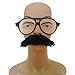 Produktbild Luoem Brille für Kostüm, mit Kunstschnurrbart, selbstklebend
