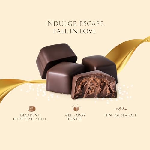 Utah Truffles Dark Chocolate Truffle, Individually Wrapped, Naturally Gluten Free, Gourmet Smooth Truffles 16oz, 34pieces - image 3
