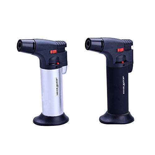 SILVER MATCH - Design-Gasfackel, regulierbare Flamme - Perfekt zum Kochen: Crème Brulée, Grills, Grill, Campingkocher… – Bild 4