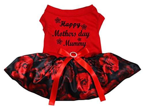 Robe pour chien Happy Mother's Day pour les fêtes en famille