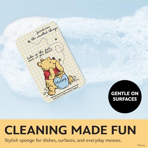 Image of Disney Winnie the Pooh Sink Drain Strainer, Dish Sponge & Silicone Tray Set