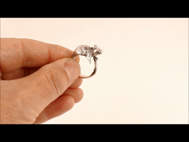 Amazon.com: Rat Ring, Rat Mouse Wrap Ring, 925 Sterling Silver