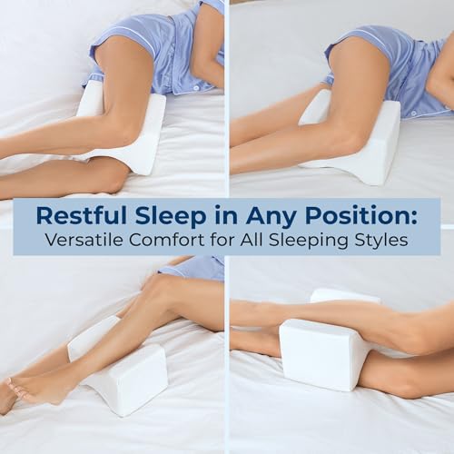 5 Stars United KNEE-PILLOW Pillow For Side Sleepers - Memory Foam Leg Pillow For Side Sleeping - Between Legs Pillow For Hip And Lower Back Pain thumb #2