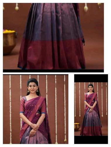 Image of RENVAANI FASHION Women's Traditional Semi-Stitched Lehenga Choli | Lehenga Choli for Women | Ethnic Wear Heavy Lehenga Choli With Dupatta