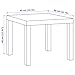 Ikea LACK Side table, 55x55 cm [Black-brown]