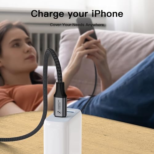 ESSENTIAL CABLES USB Cable (USB C to 8-Pin, 2 Meter) - Image 7