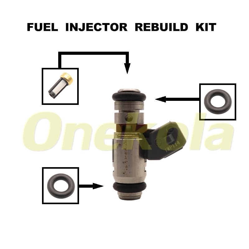 Fuel Injector Repair Kits for IWP-114 IWP114 041906031 for Golf Quantum- Saveiro Santana Parati- 1.8 2.0 - (Color: 20 Piece Set)