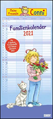 Conni Familienkalender 2021 – Wandkalender – Familienplaner mit 5...