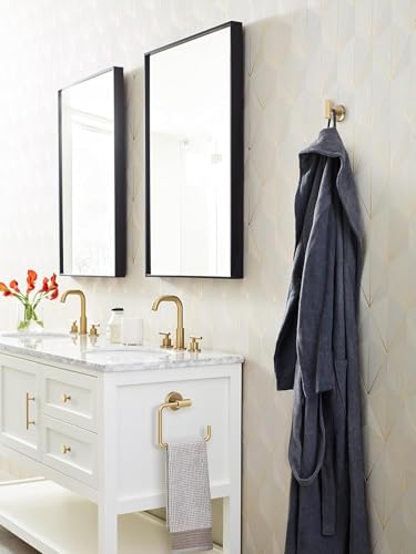 Image of Amerock Arrondi 5 inch Champagne Bronze Towel Ring