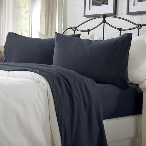 Great Bay Home Cotton Jersey Knit Queen Sheet Set...