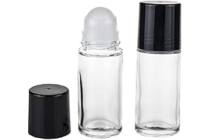 Affordable 50ml Class Deodorant Roller Bottle 2-Pack: DIY Creations Made Easy