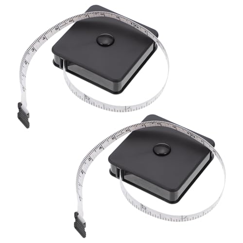 Cinta métrica portátil BETOOKY 2m retráctil mini negra miniatura 1