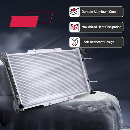Image of BDFHYK 1839 Aluminum Radiator for Subaru Legacy 1995-1999